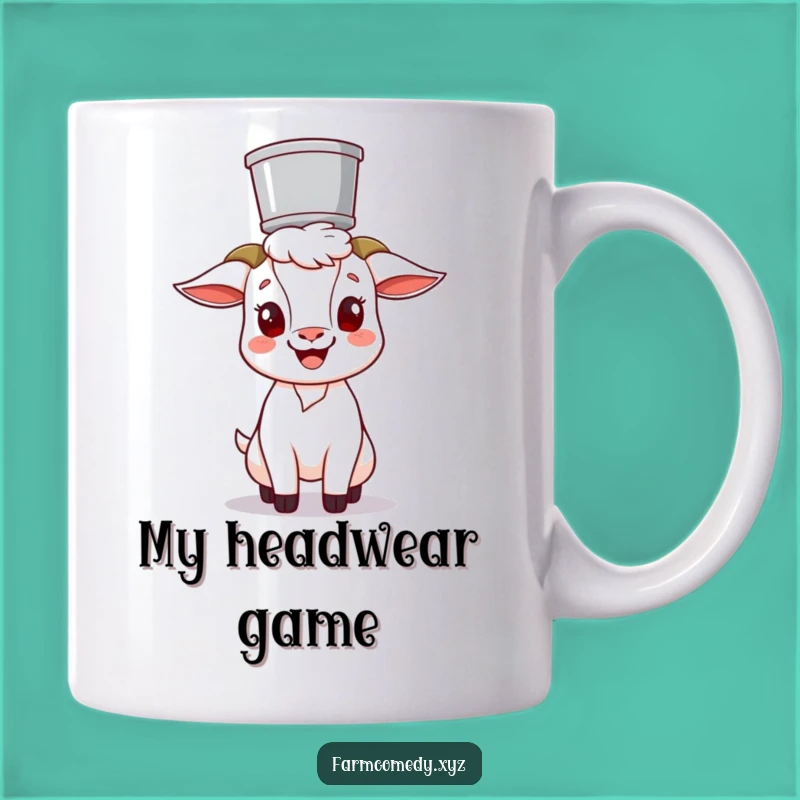 Funny Goat Balancing Bucket Mug: A Hilarious Farm Animal Gift for Goat Lovers
